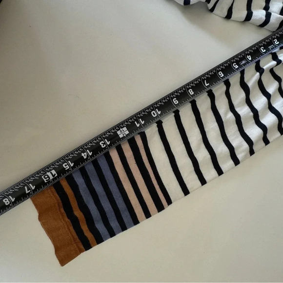 J. Jill || Women’s Modern Striped Boat Neck Long Sleeve Knit Shirt Small - Picture 10 of 12